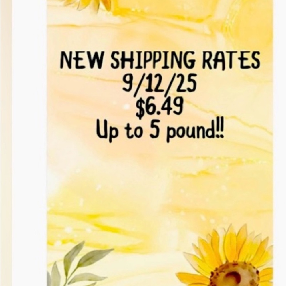 POSH NEW LOWER  SHIPPING RATES🌻🧡🌻